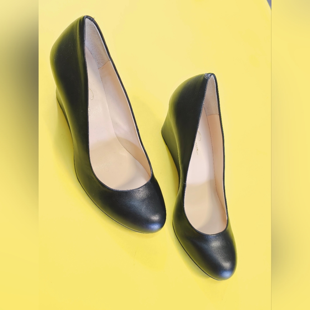 Jessica Simpson Black Wedge Shoes